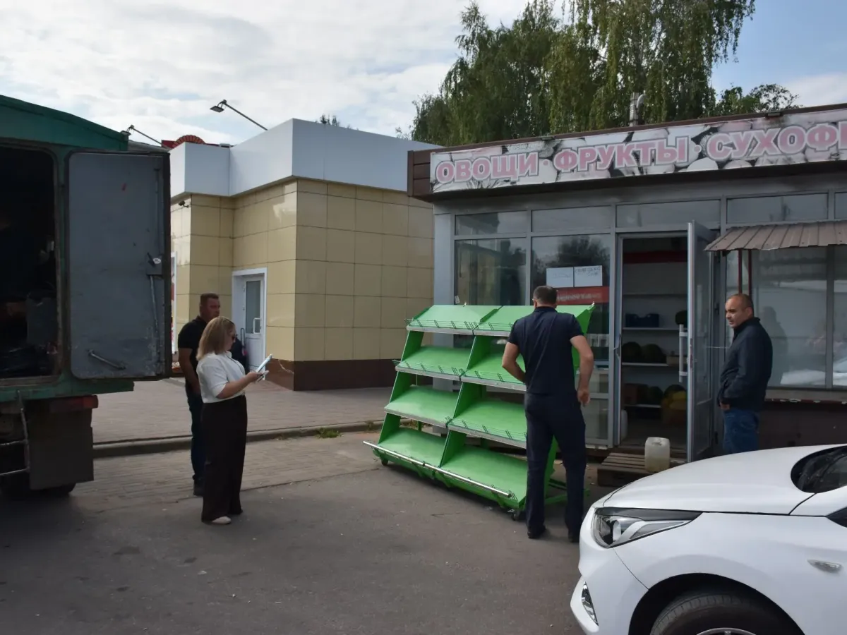 В Тамбове продолжают демонтировать незаконные торговые объекты