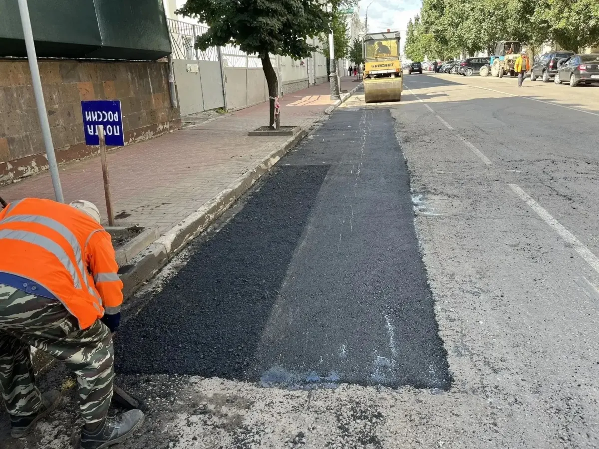 В Тамбове с начала года отремонтировали ямы на 92 улицах