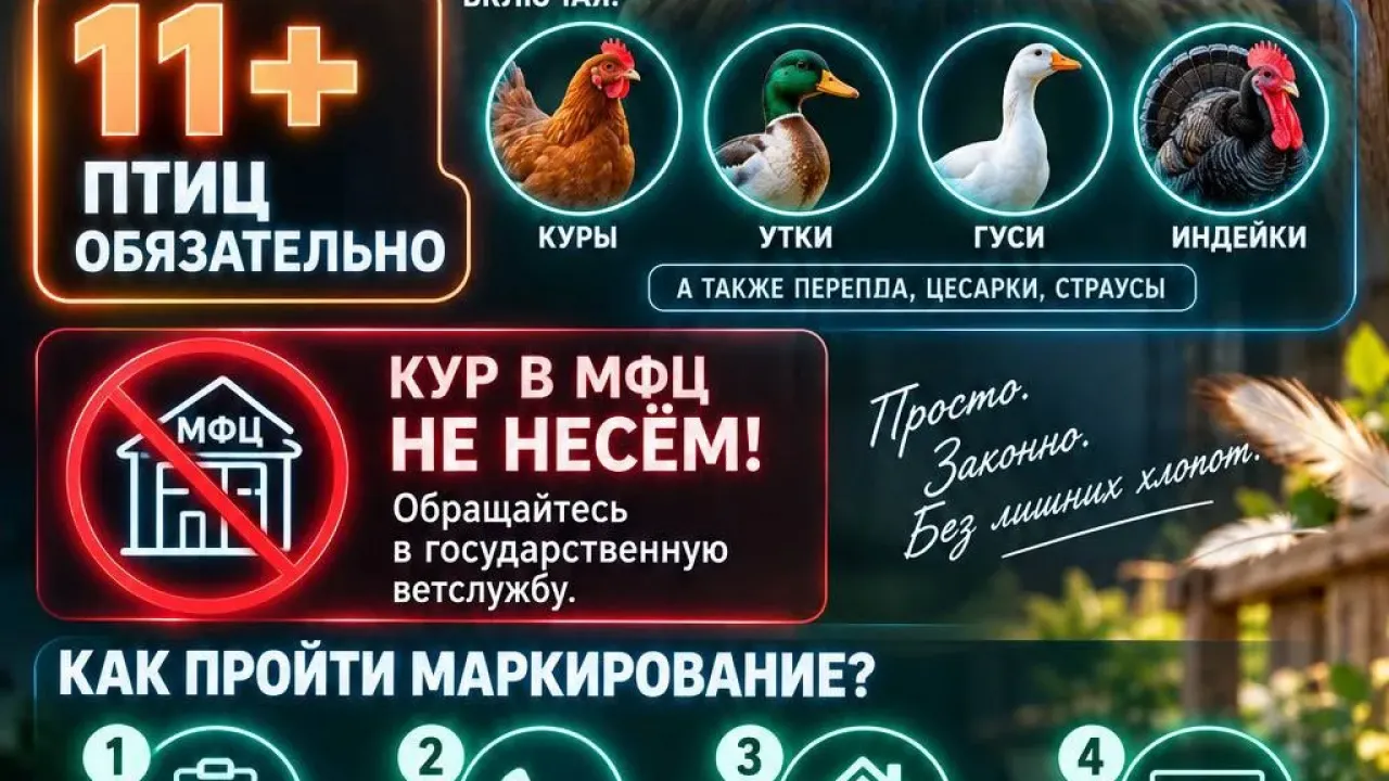 В Тамбовской области разъяснили правила обязательной маркировки птицы — Тамбов Сейчас