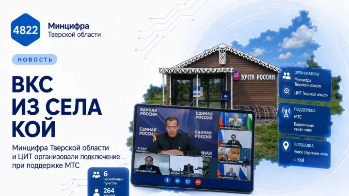 В Тверской области презентовали пилотный проект нового модульного почтового отделения