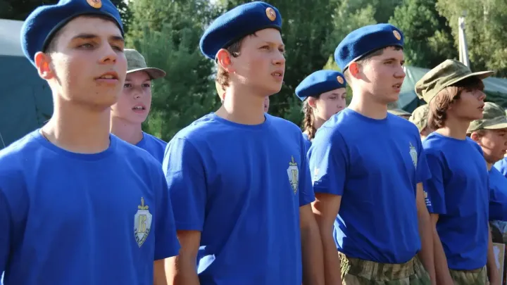 В Кимрском округе завершилась смена военно-патриотического слёта «Честь Имею!»
