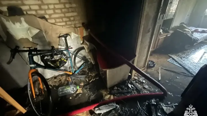 В Кимрах пожарные потушили возгорание в квартире