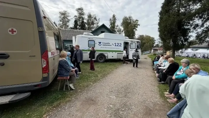 В Кесовогорском округе акция «Поезд здоровья» приняла 323 пациентов