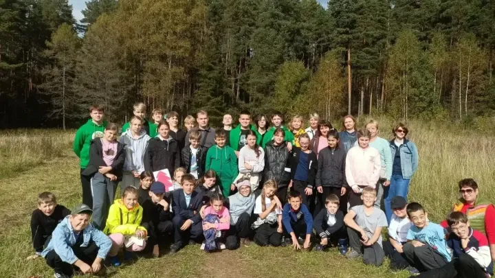 В Калашниковском лесопарке прошёл экологический квест для школьников
