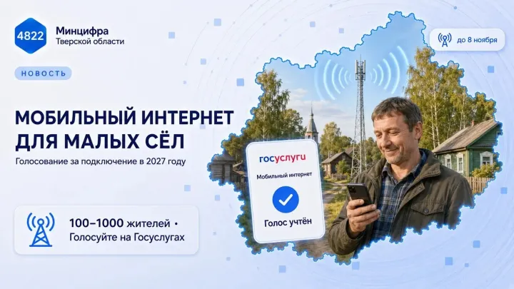 Жители Тверской области выбрали 69 населённых пунктов для подключения интернета — Тверь Сейчас