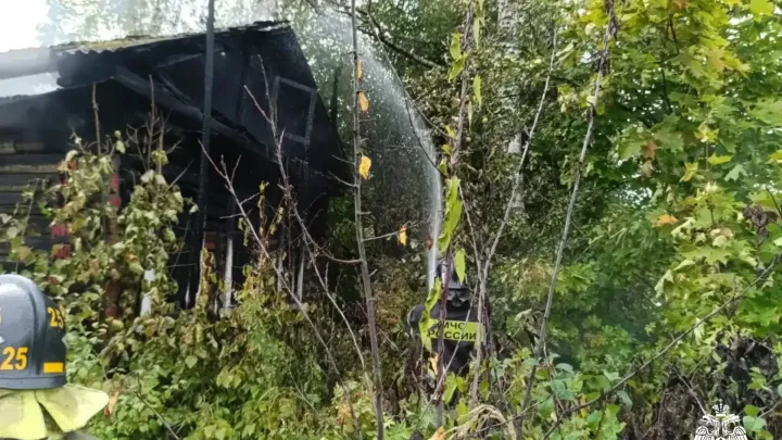 В Бологое предварительной причиной пожара в нежилом доме назвали поджог