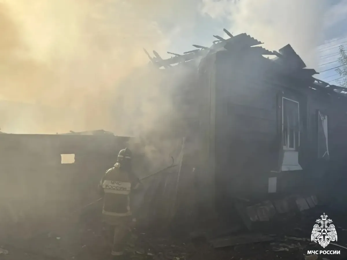 В поселке Эммаусс произошел пожар в жилом доме