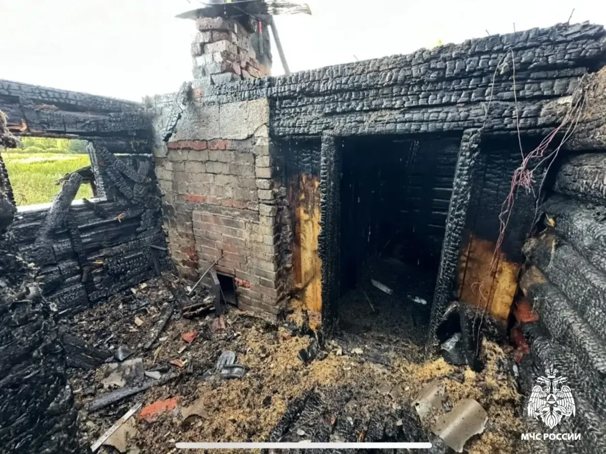 В Конаковском округе ликвидировали пожар в бане
