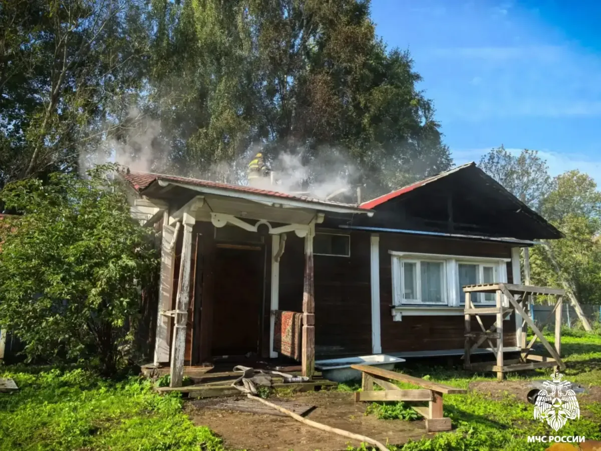 Пожар в жилом доме в деревне Осиновка ликвидирован без пострадавших
