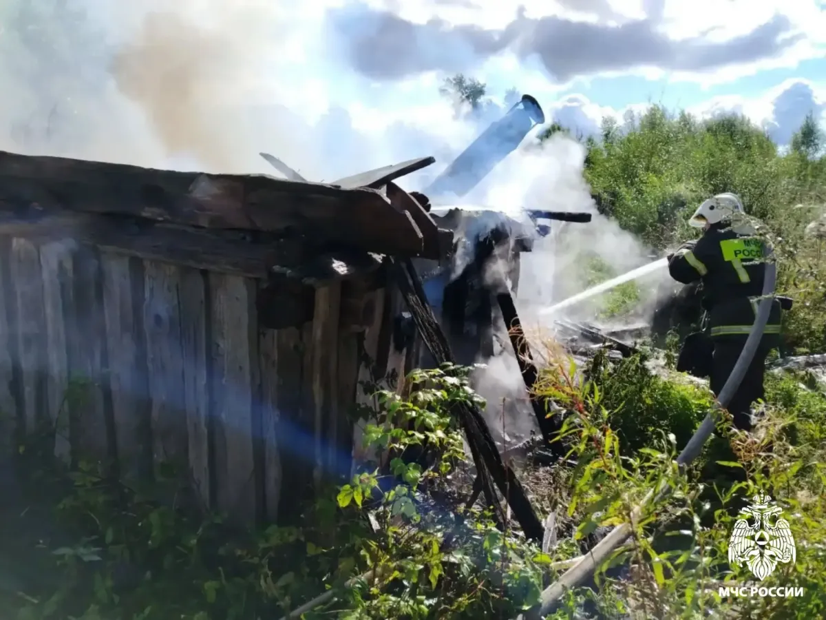 В деревне Пасьмино Максатихинского округа ликвидировали пожар в бане