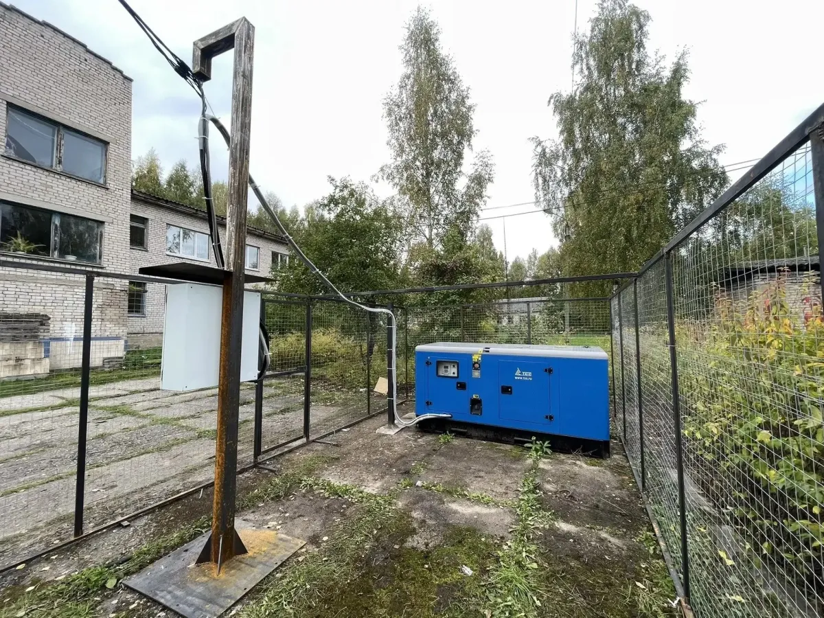 В Сонковской ЦРБ установили новый дизельный генерато?