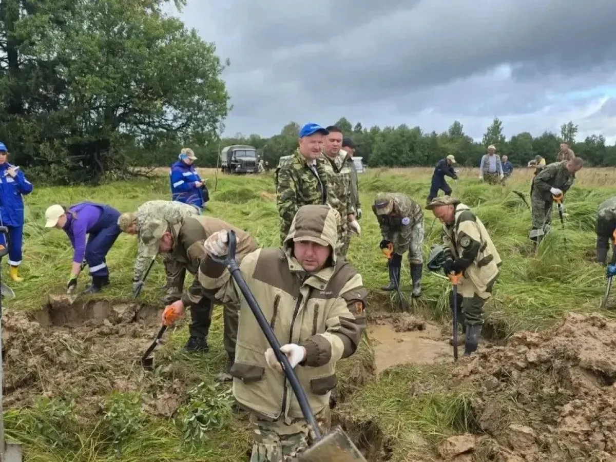 Подо Ржевом в ходе поисковой экспедиции обнаружили останки 222 бойцов