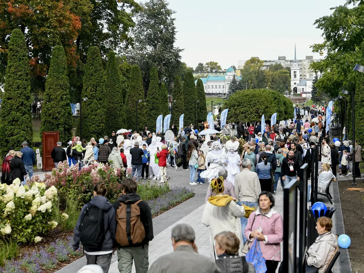 В Твери торжественно открыли обновлённый Городской сад с 11 бесплатными аттракционами