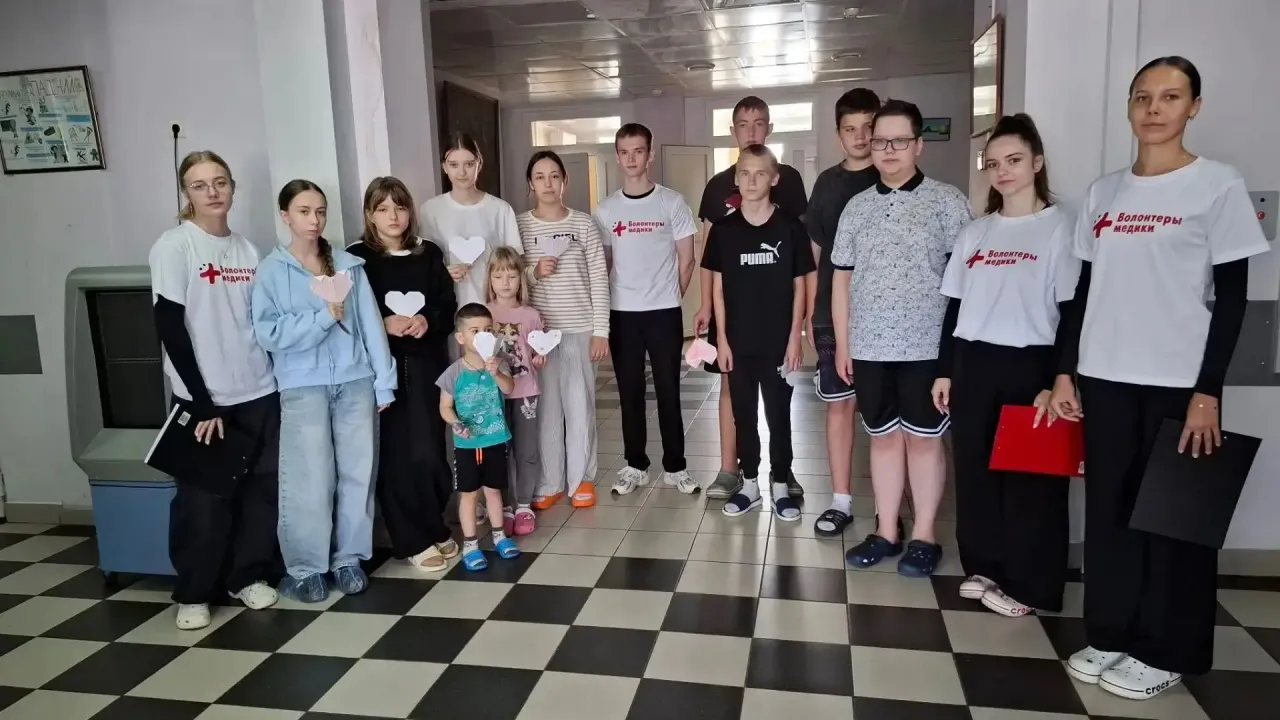 Студенты Тверского медколледжа провели «Марафон Добра» в Детской областной больнице