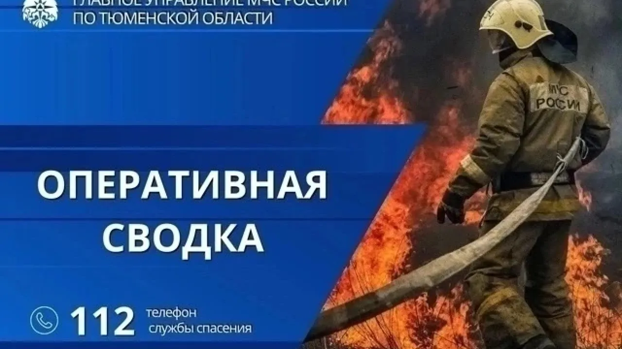 В Тюменской области за сутки произошло 6 техногенных пожаров, погиб один человек