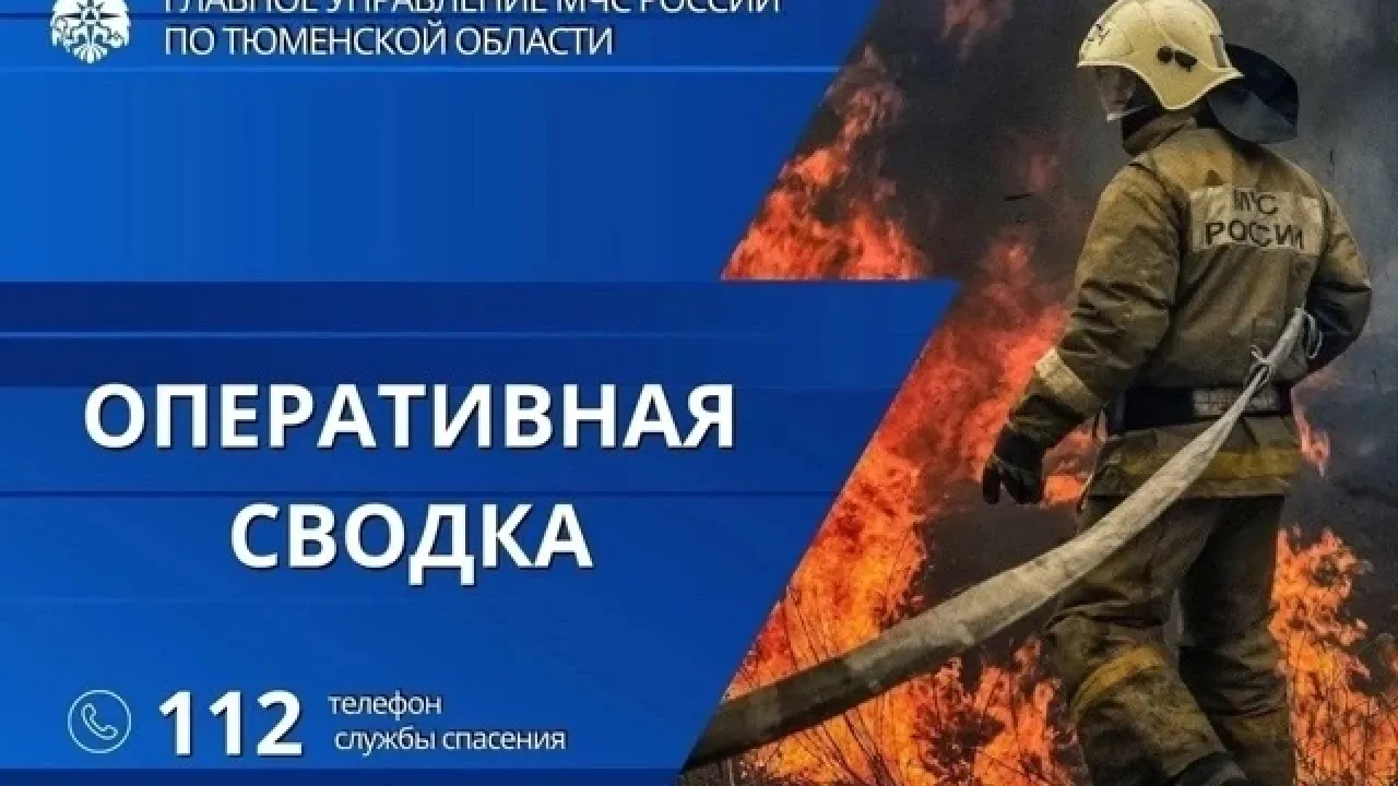 В Тюменской области за сутки произошёл один техногенный пожа?