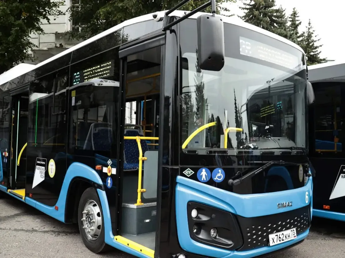 На маршрут № 28 в Ульяновске вышли десять новых автобусов СИМАЗ