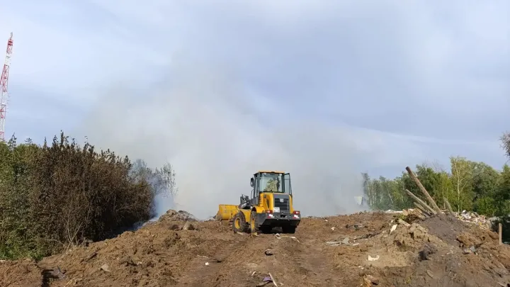 Возгорание отходов в Муроме: — Владимир Сейчас
