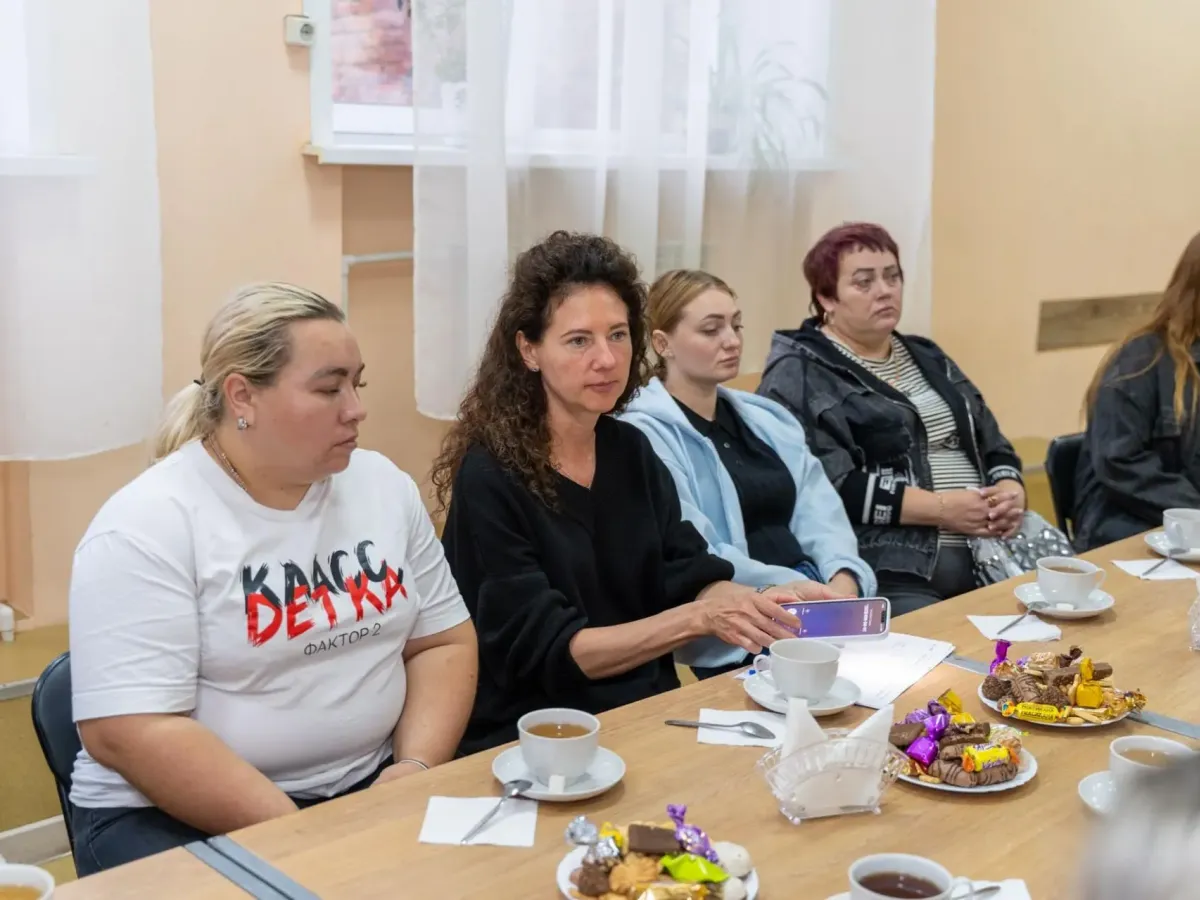 В клубе «Строитель» состоялась встреча с семьями героев
