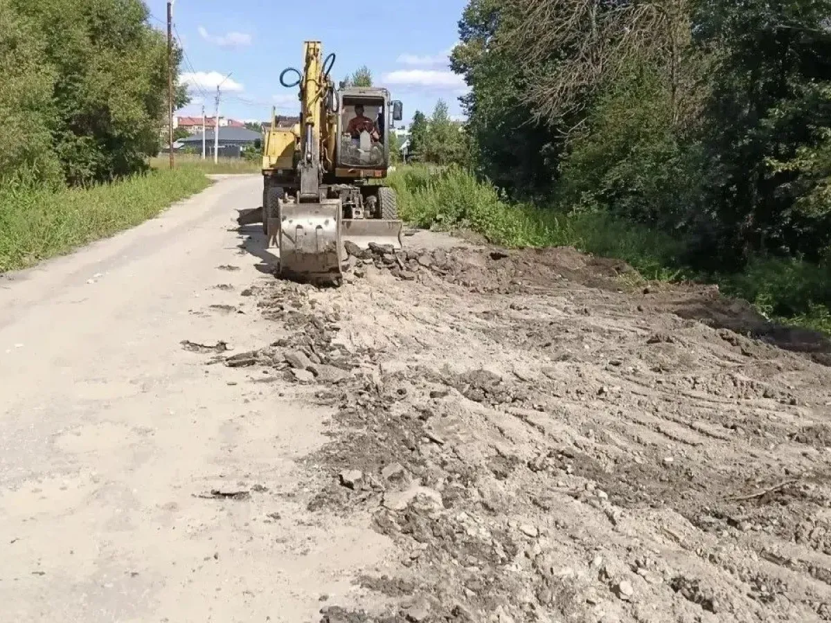 В округе Покров капитально ремонтируют дорогу Вольгинский–Иваново