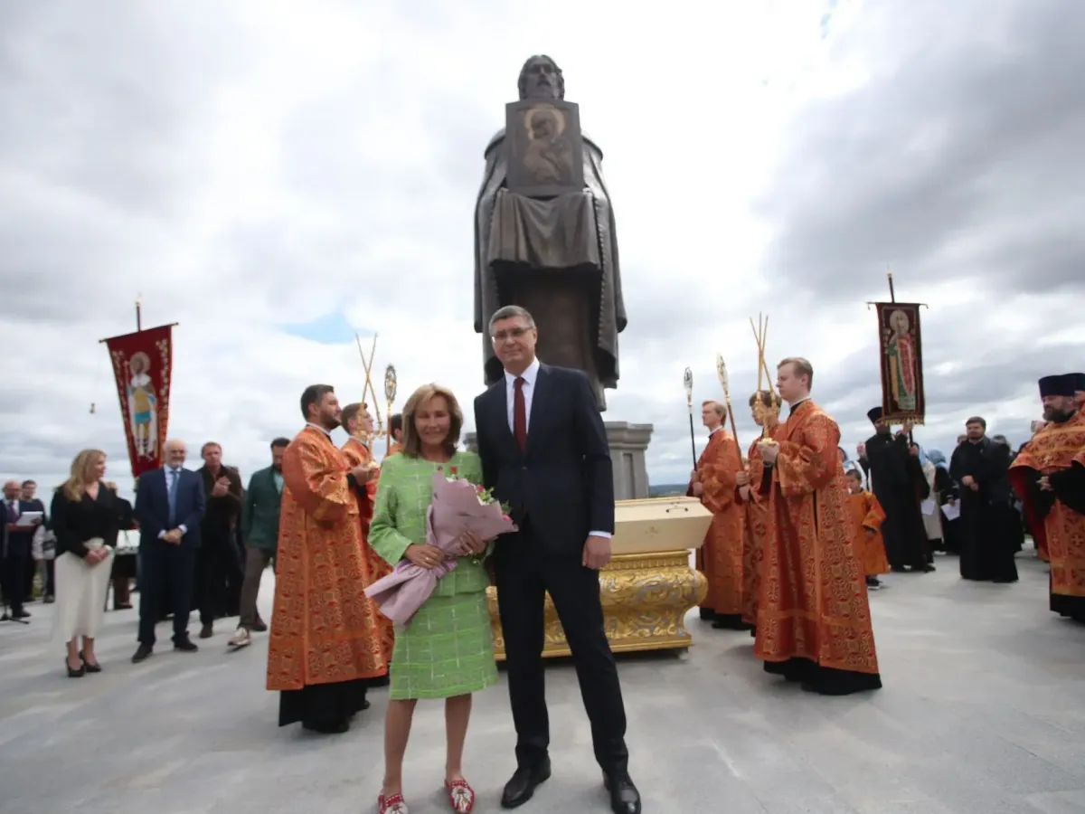 Во Владимире открыли памятник князю Андрею Боголюбскому