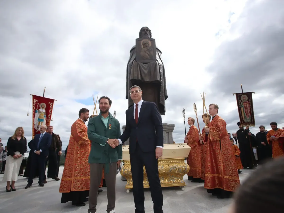 Во Владимире открыли памятник князю Андрею Боголюбскому