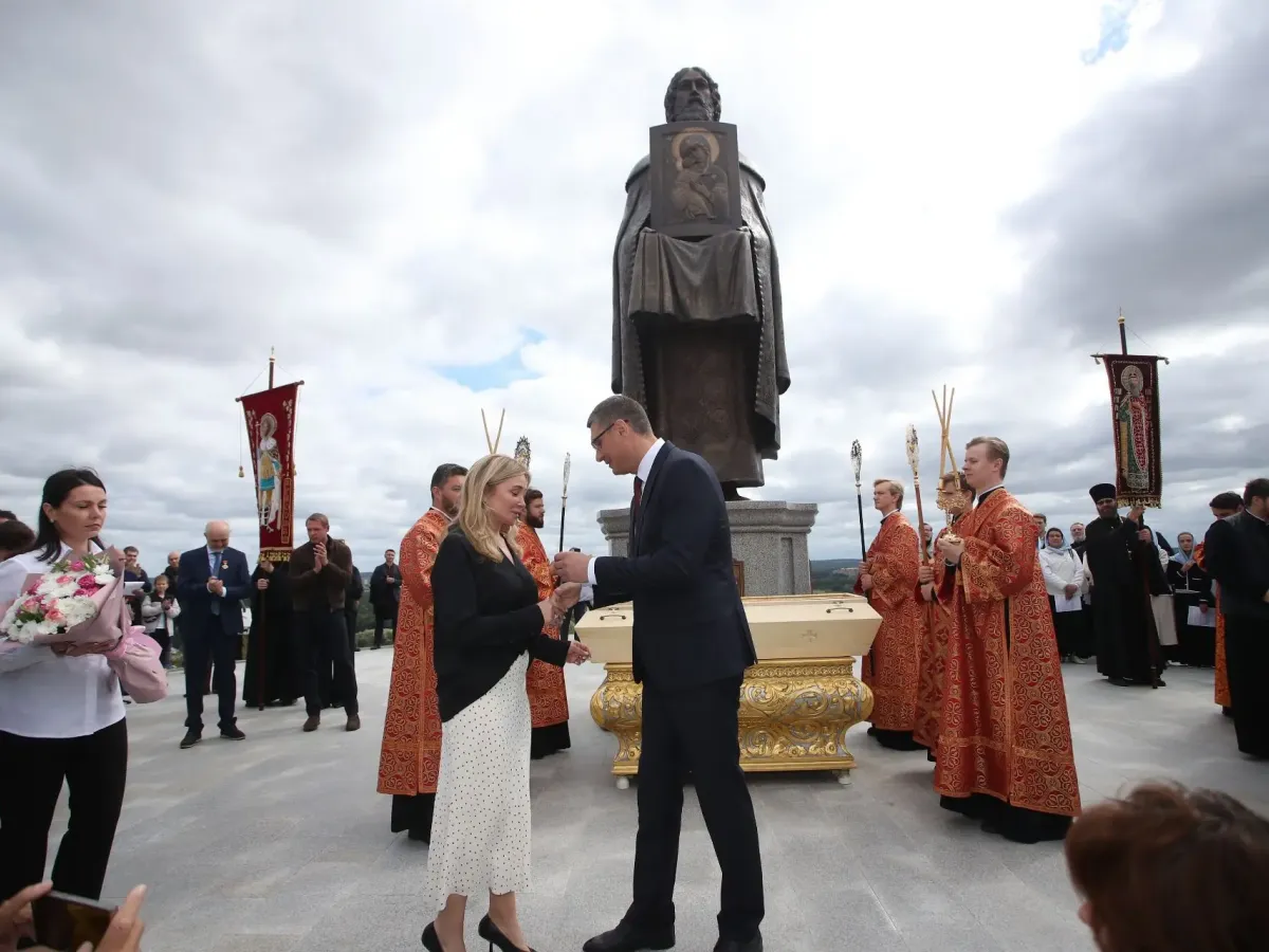 Во Владимире открыли памятник князю Андрею Боголюбскому