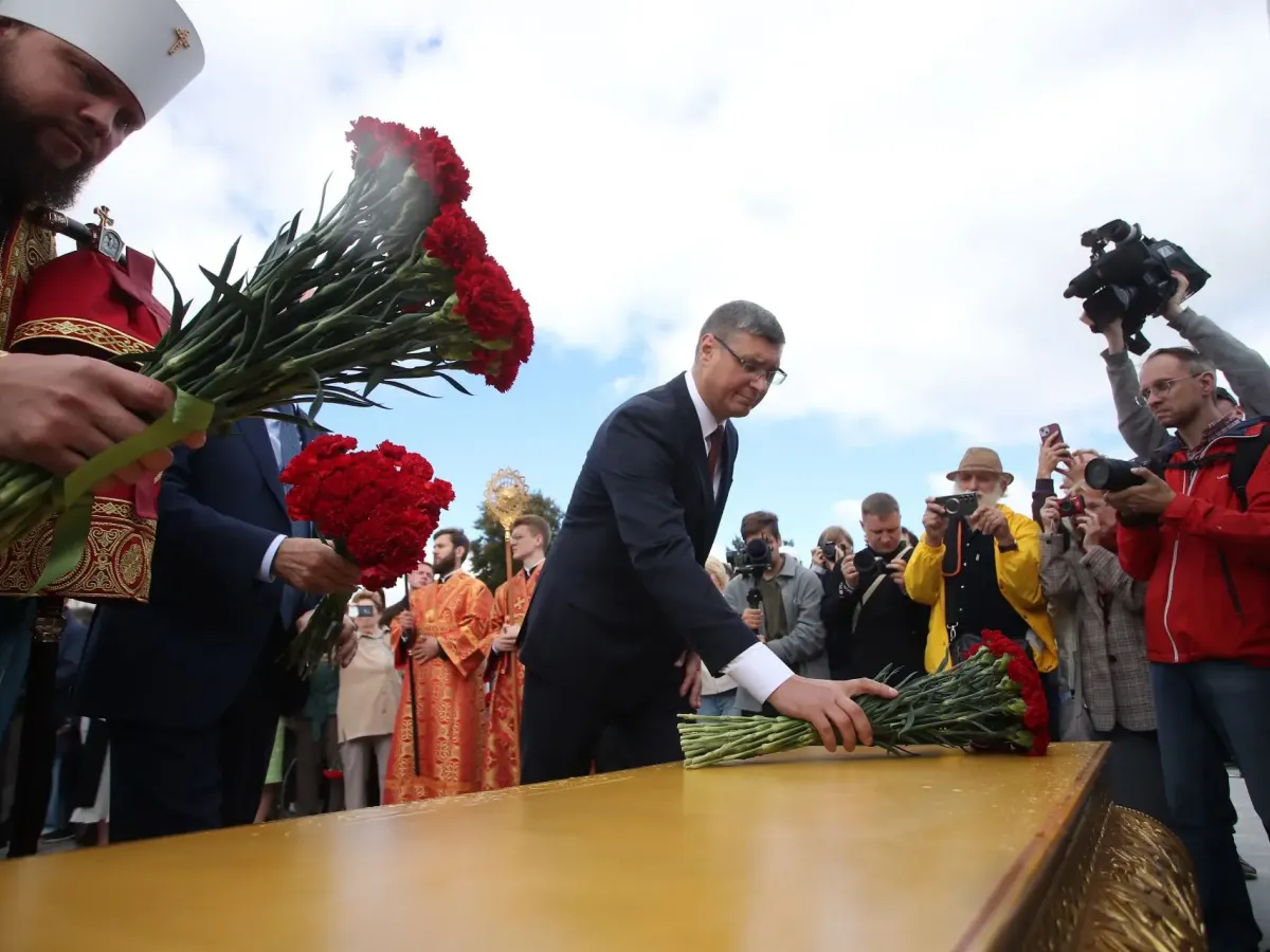 Во Владимире открыли памятник князю Андрею Боголюбскому