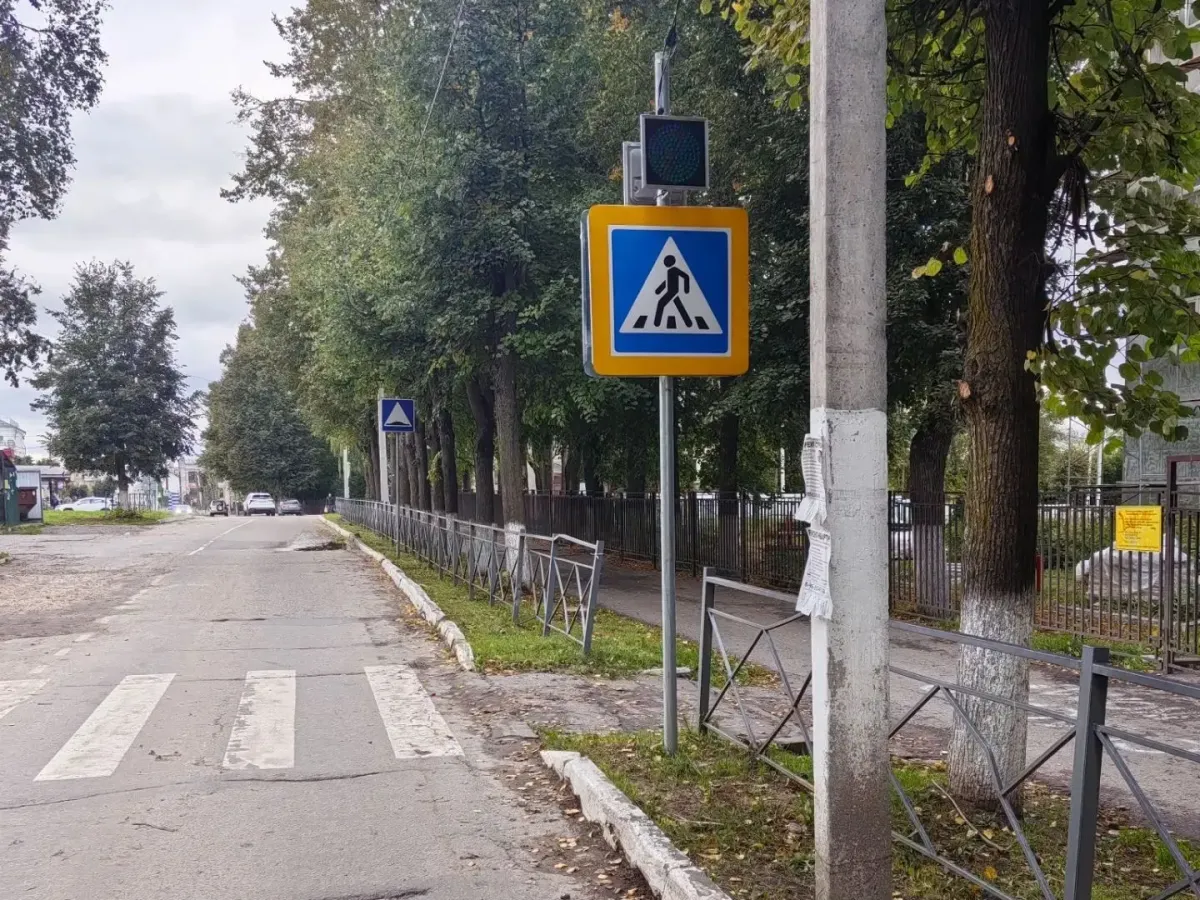 В Кольчугино у шести школ установили светофоры по требованию прокуратуры