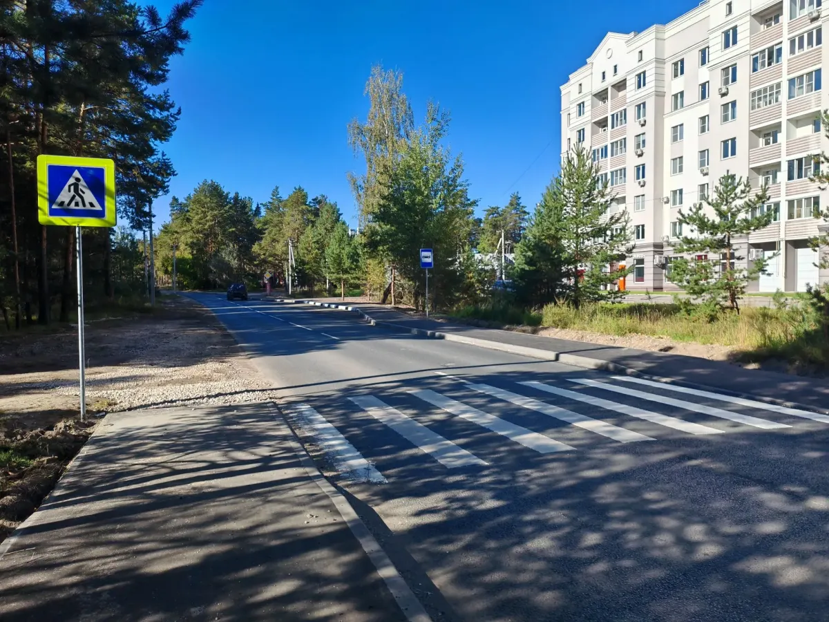 В Заклязьменском микрорайоне открыли новую автобусную остановку