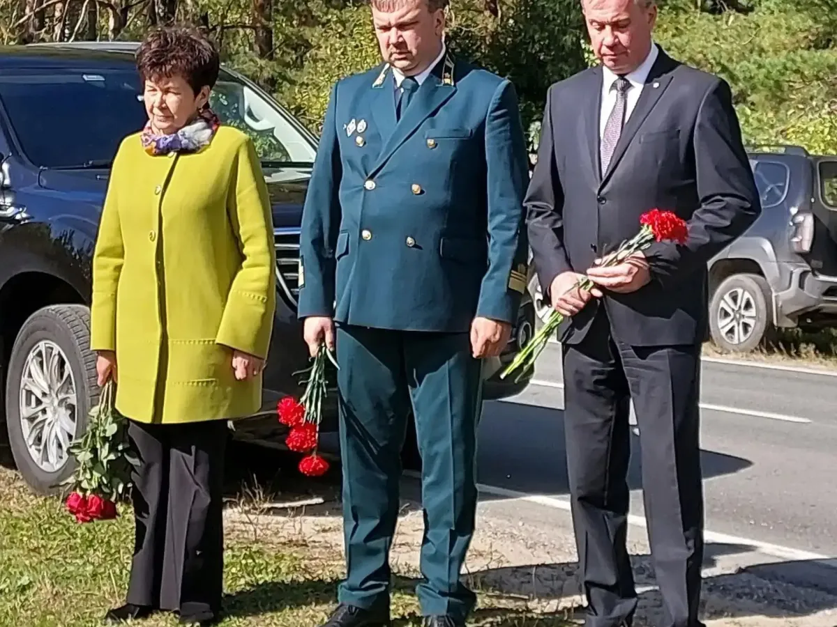 В Андрееве высадили аллею сосен в память о Герое России Алексее Курганове