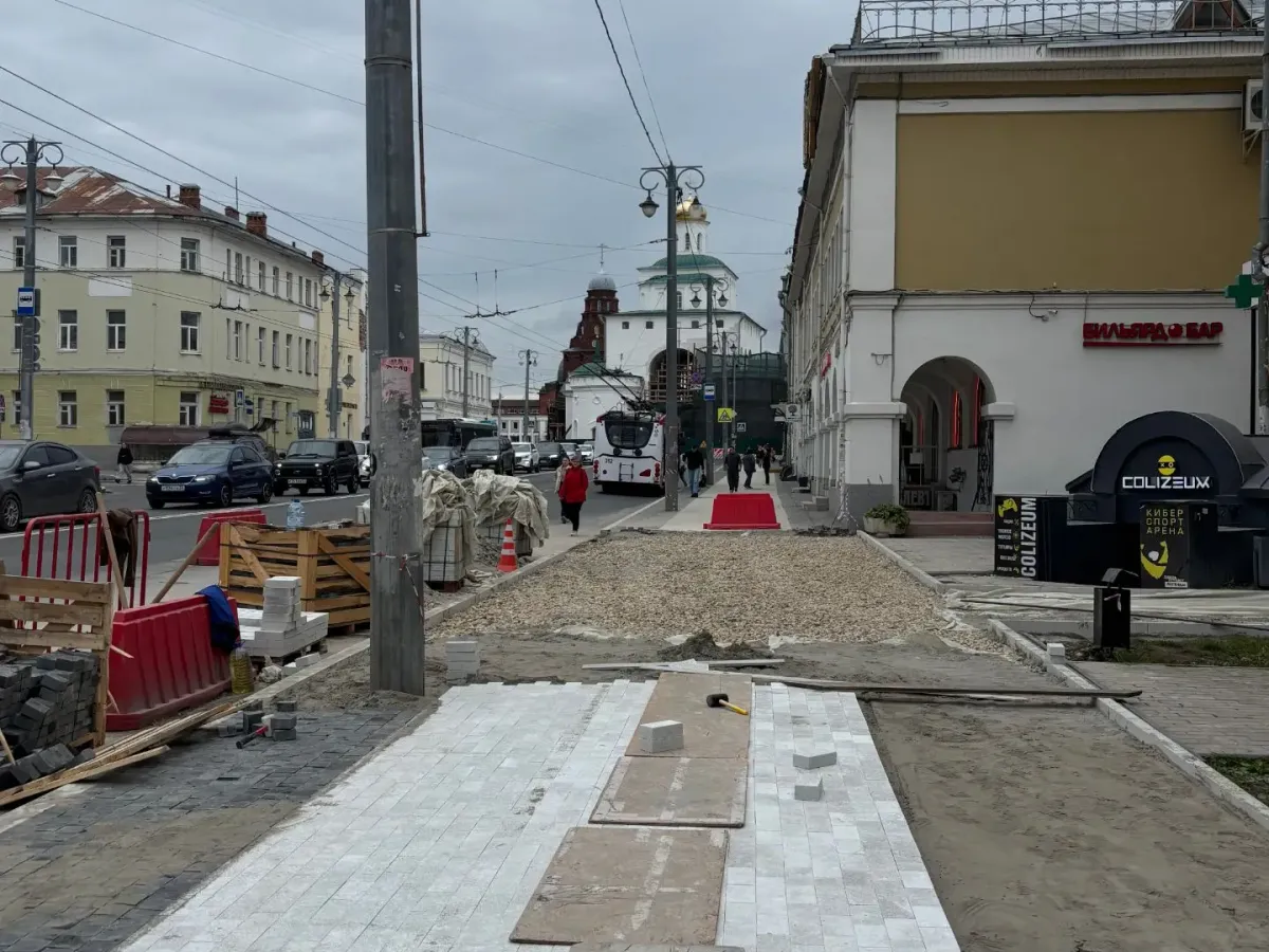 Во Владимире продолжается благоустройство туристической части города