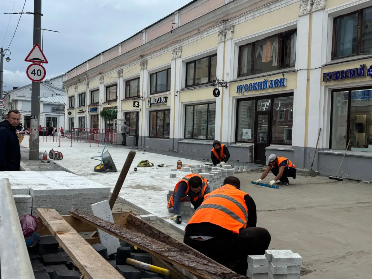 Во Владимире продолжается благоустройство туристической части города