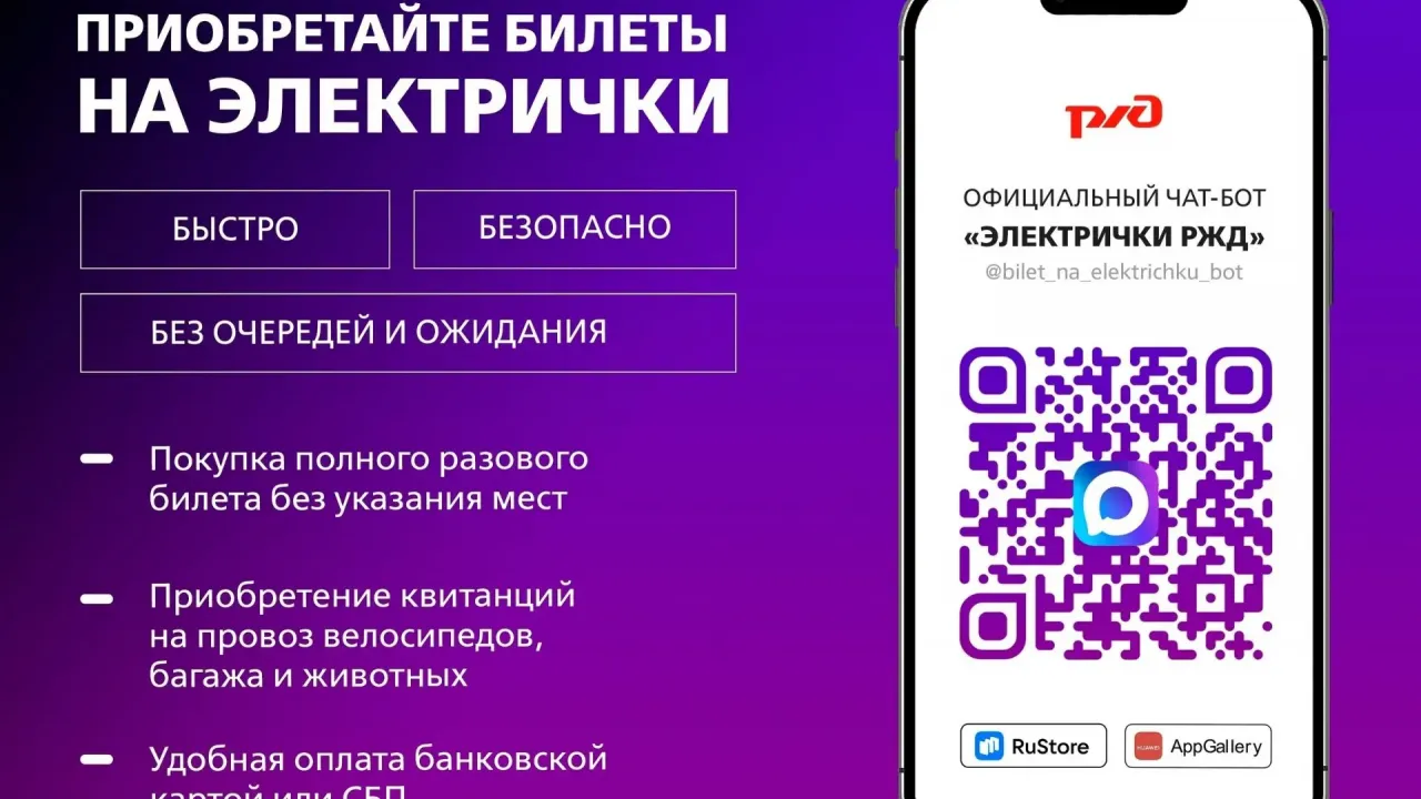 Билеты на пригородные поезда теперь можно купить через чат-бот в МАХ — Владимир Сейчас