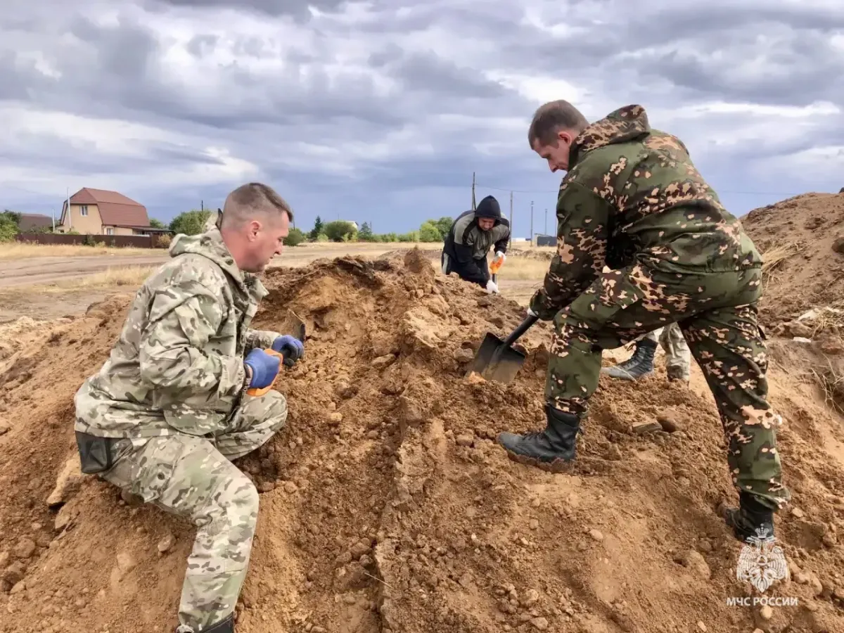 В Волгоградской области в ходе «Вахты Памяти» обнаружили останки двух военнослужащих