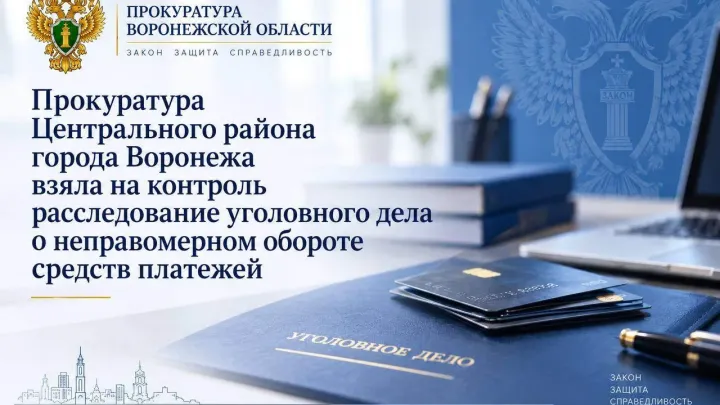В Воронеже прокуратура взяла на контроль дело о неправомерном обороте средств платежей — Воронеж Сейчас