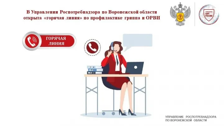 В Воронежской области открыли горячую линию по профилактике гриппа и ОРВИ — Воронеж Сейчас