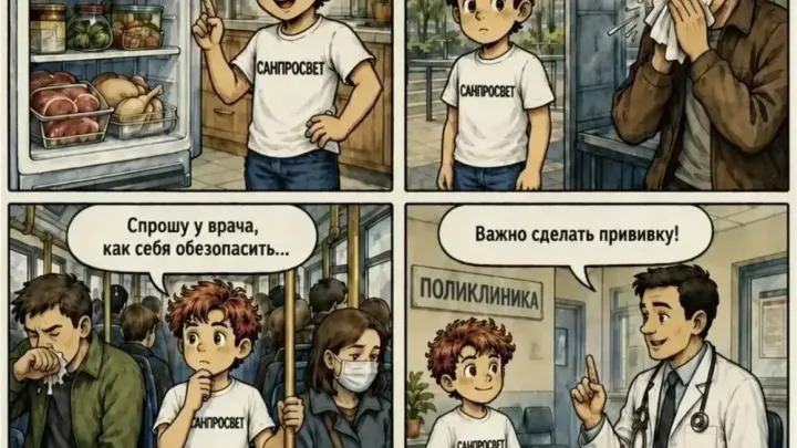 Роспотребнадзор выпустил комикс и раскраску о защите от инфекций для детей — Воронеж Сейчас