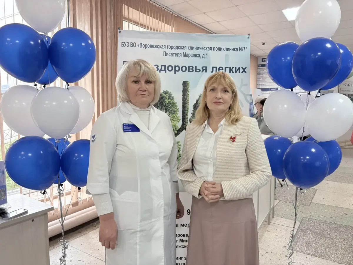 В городской поликлинике №7 прошла акция по проверке здоровья лёгких