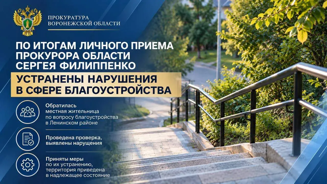 В Ленинском районе Воронежа устранили нарушения благоустройства после проверки — Воронеж Сейчас