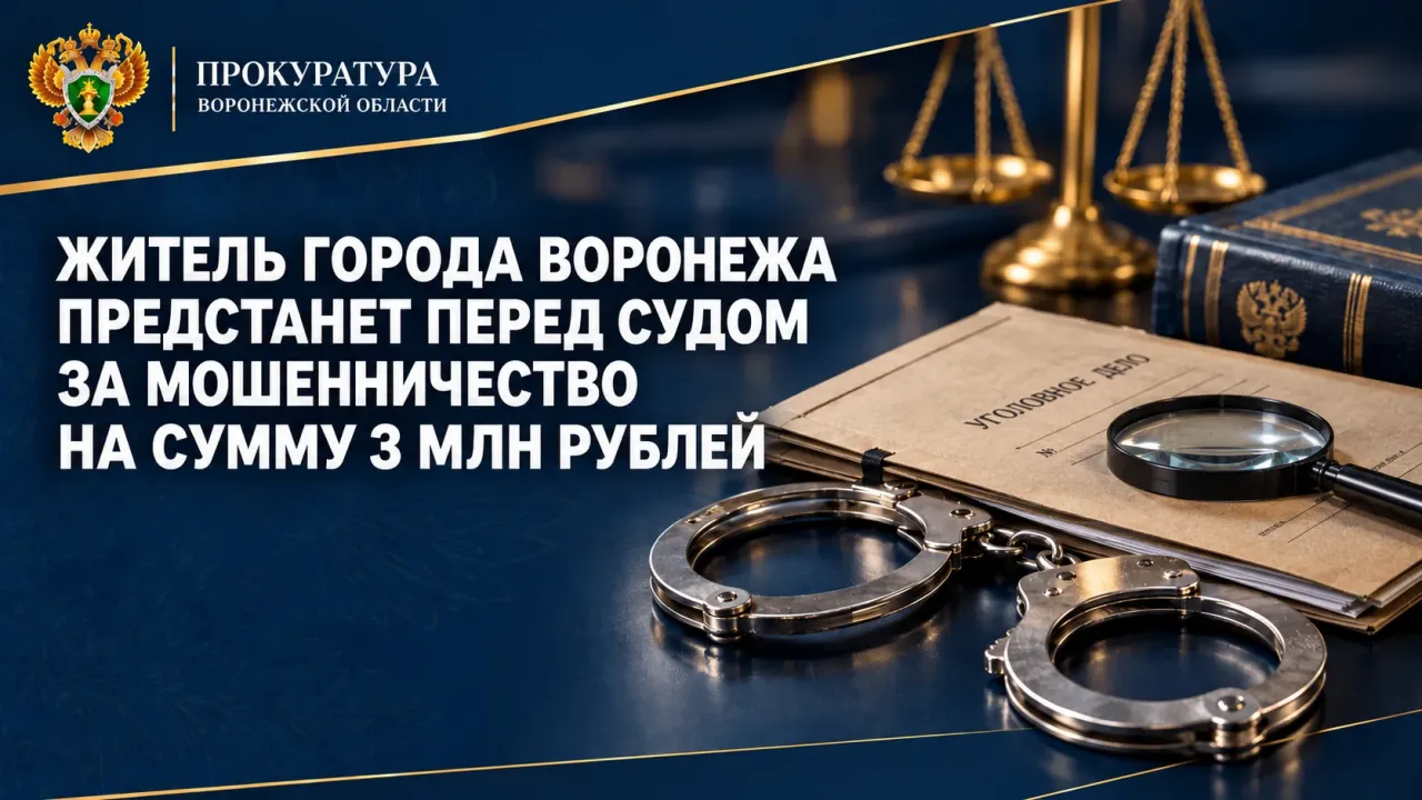 Воронежца будут судить по делу о покушении на мошенничество на 3 млн рублей — Воронеж Сейчас