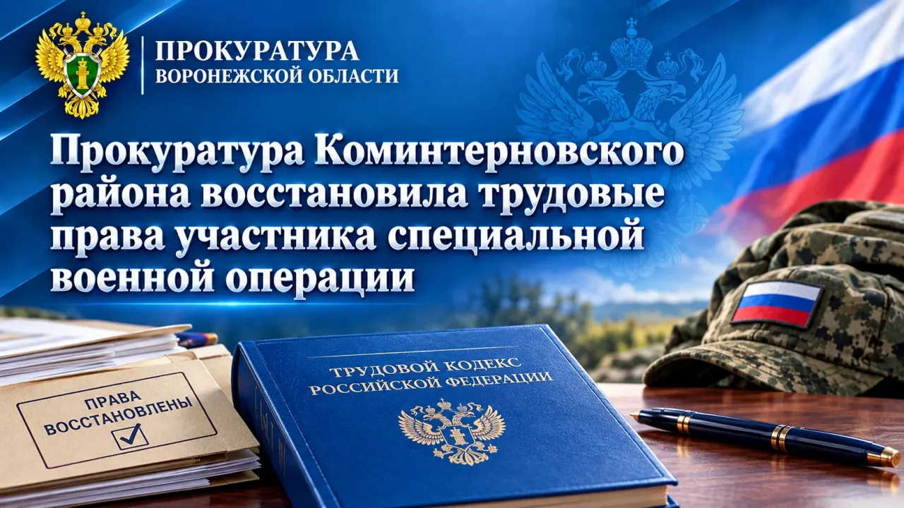 Прокуратура добилась выплаты долга по зарплате участнику СВО в Воронеже — Воронеж Сейчас
